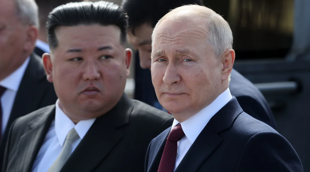 North Korean leader Kim Jong Un and Russian President Vladimir Putin