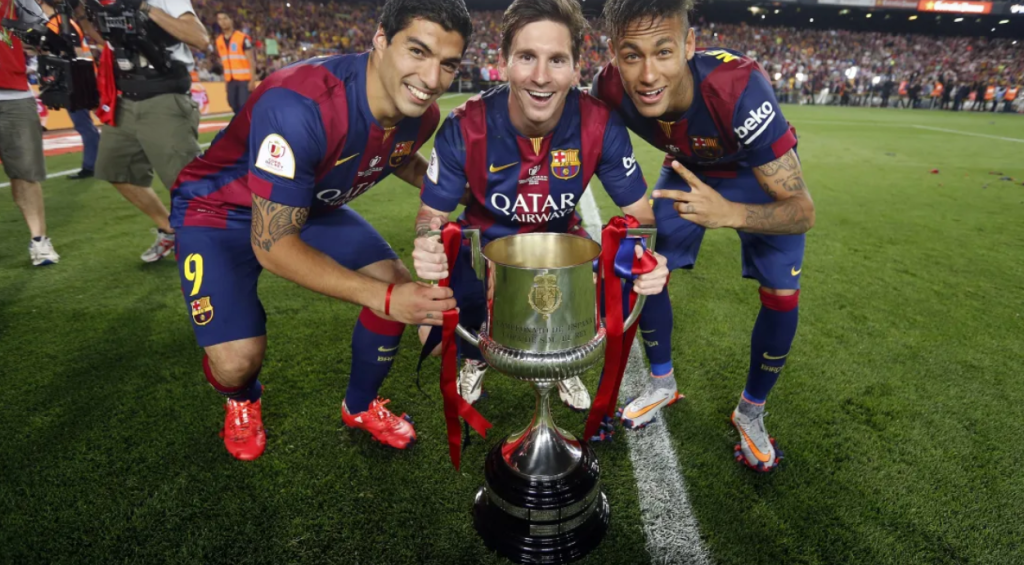 Suárez, Messi and Neymar